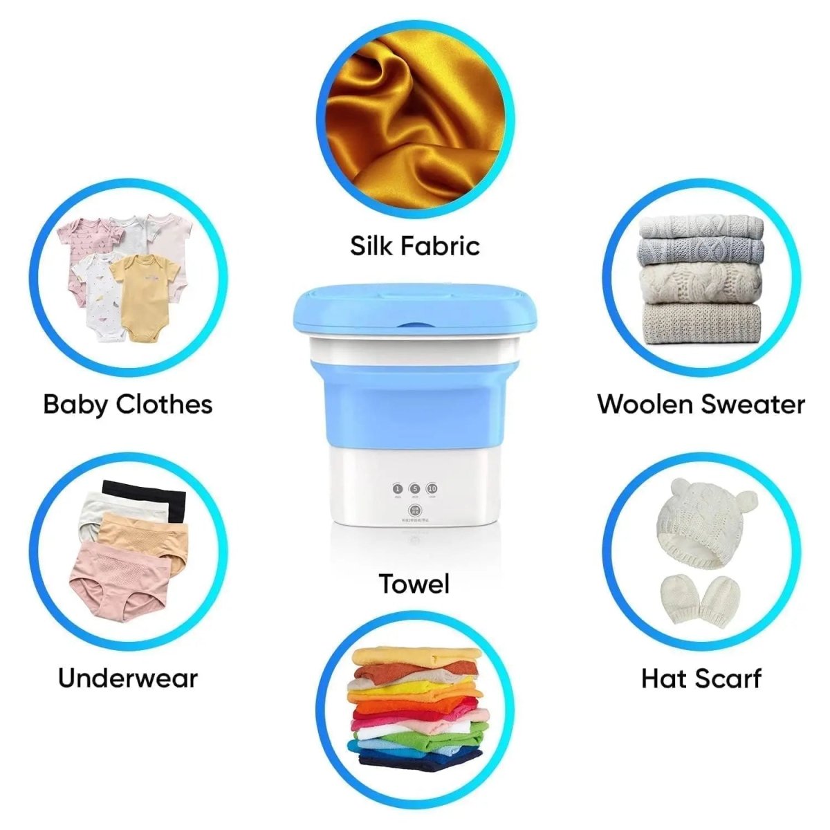2KG Portable Washing Machine - Harawat Gadgets