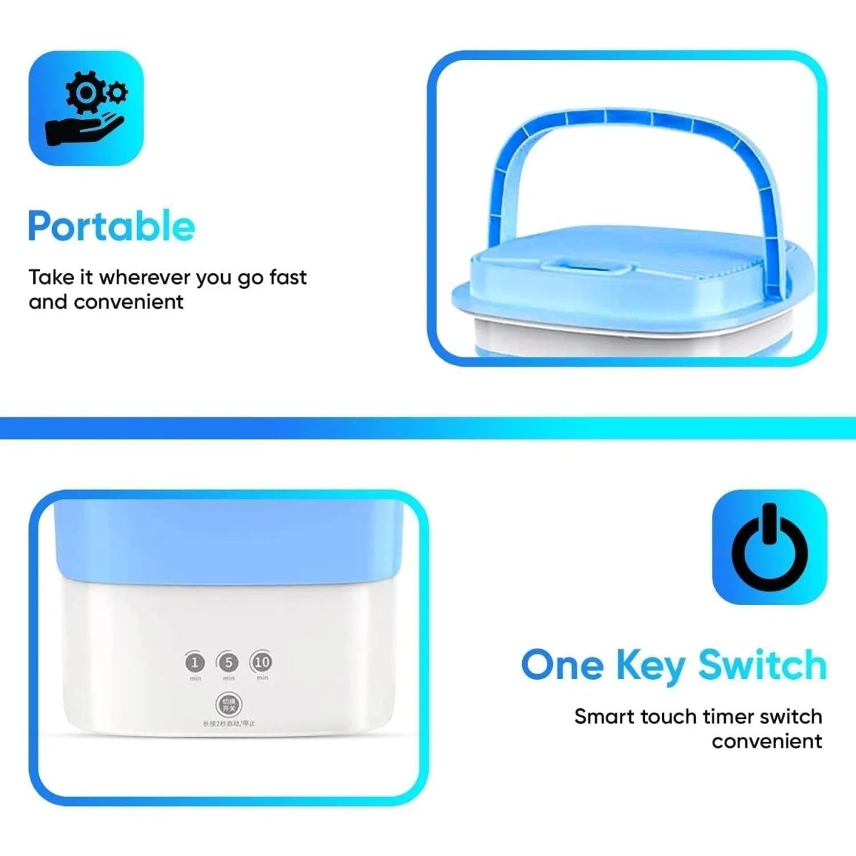 2KG Portable Washing Machine - Harawat Gadgets